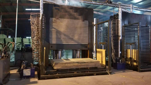 Automatische Sperrholz-Heißpressmaschine für Holz